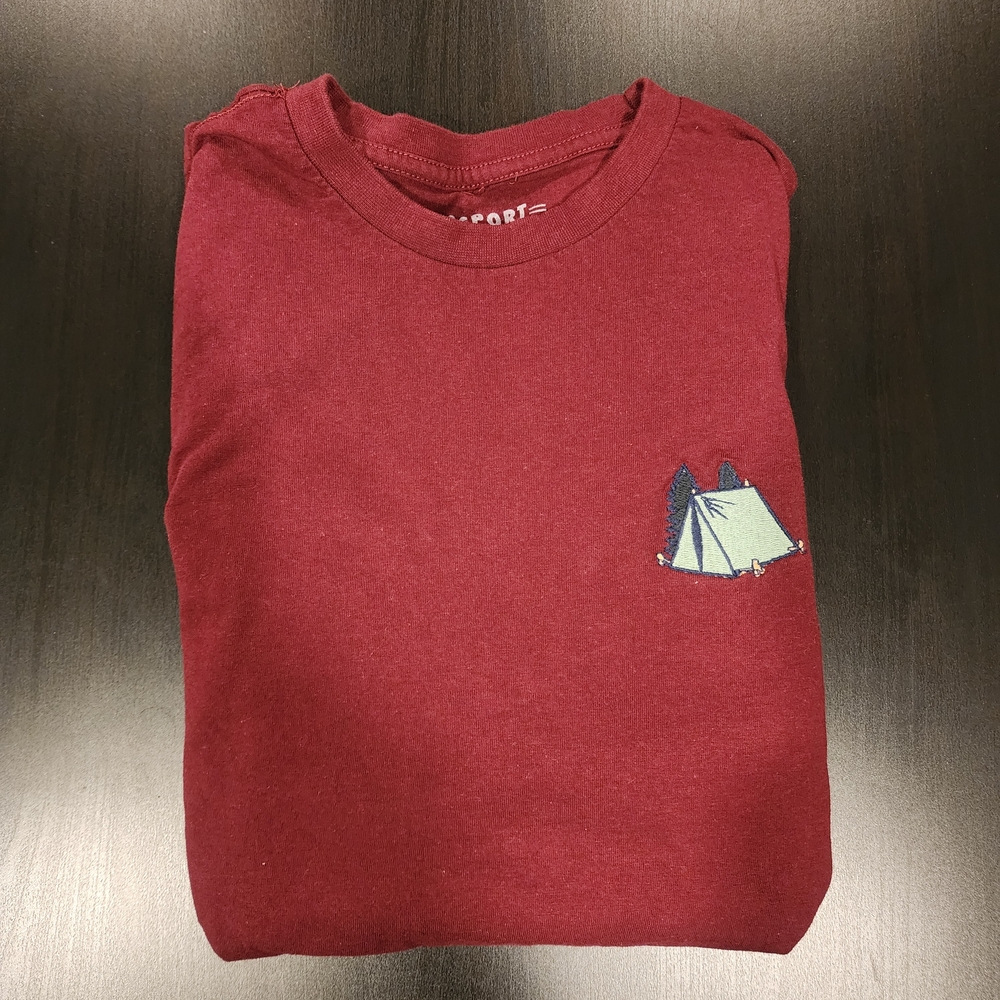 Kids Maroon Graphic Tee